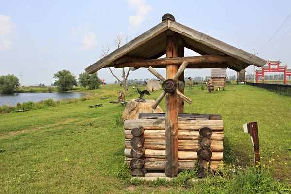 Туристичний комплекс Сибірське подвір'я . — стокове фото