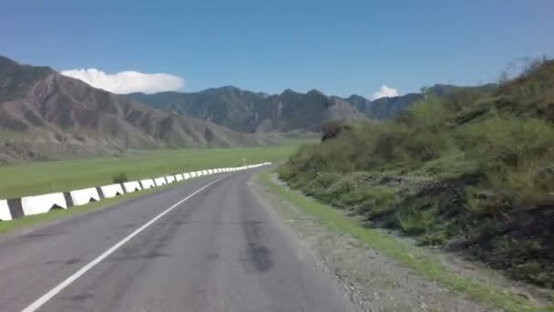 Krásný Chuysky Trakt v Altaji. — Stock video