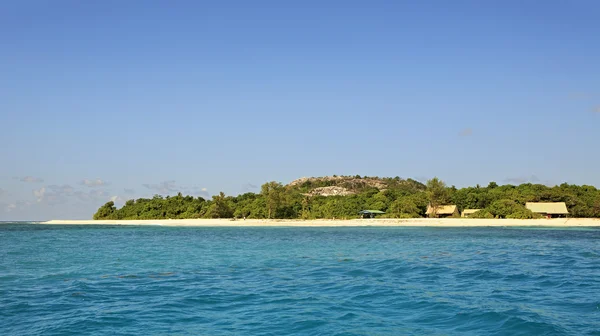 Prachtig neef eiland in de Indische Oceaan. Seychellen. — Stockfoto