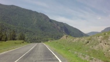 Güzel Chuysky Trakt Altay Dağları'nda.