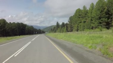 Güzel Chuysky Trakt Altay Dağları'nda.