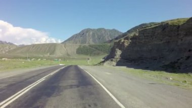 Güzel Chuysky Trakt Altay Dağları'nda.