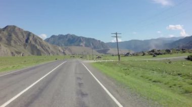 Güzel Chuysky Trakt Altay Dağları'nda.