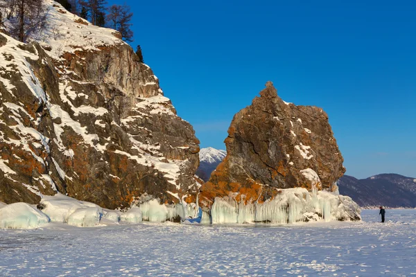 Lohmaty νησί του πάγου που καλύπτονται. — Φωτογραφία Αρχείου