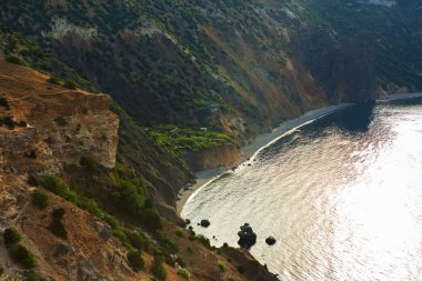 Cape Fiolent sahilde özel jasper.
