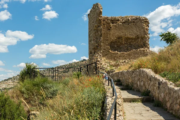 Fortaleza genovesa Cembalo construido a partir de 1357 . — Foto de Stock