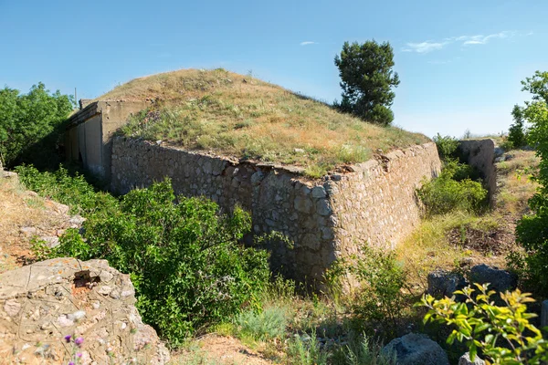 Panorámapálya a XIX. Balaklava Krím-félszigeten. — Stock Fotó