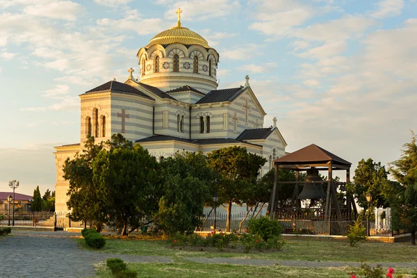Catedral de San Vladimires en Chersonesus cerca de Sebastopol — Foto de Stock