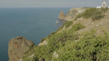 Güzel Cape Fiolent. Güneybatı kıyısında Kırım yarımadasında heraclean.