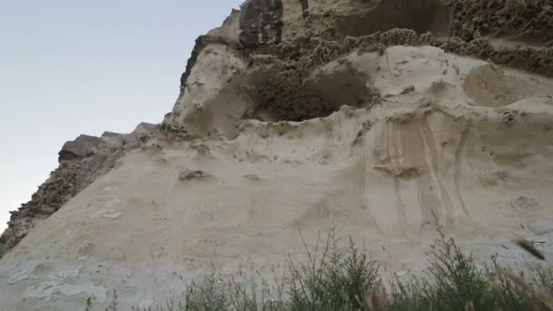 Höhlenstadt eski-kermen mittelalterliche Festungsstadt auf der Halbinsel Krim. — Stockvideo