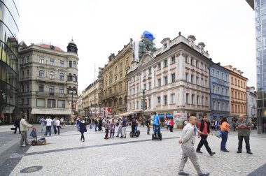 Wenceslas Meydanı 'nın mimarisi. 