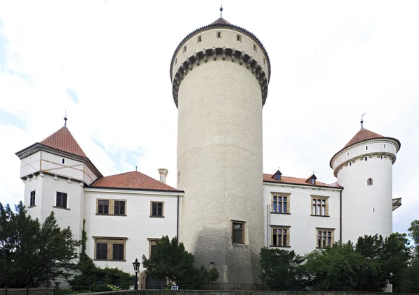 Stary zamek konopiste w Republice Czeskiej. — Zdjęcie stockowe