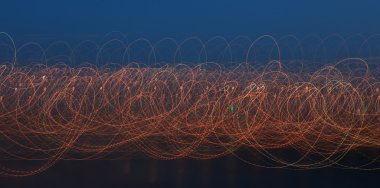 uzun pozlama ışık ışık desen.