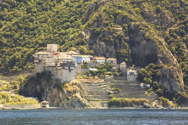 dionysiou Manastırı. Kutsal mount athos.