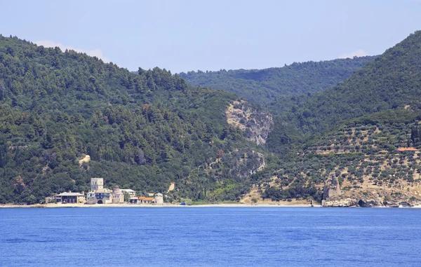 Marina del Monasterio Zograf. Santo Monte Athos . — Foto de Stock