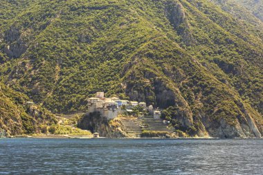 Dionysiou monastery. Mount Athos. clipart