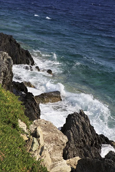 Ege Denizinin dalgaları. — Stok fotoğraf