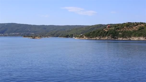 Côte de la péninsule de Sithonie. Grèce du Nord . — Video