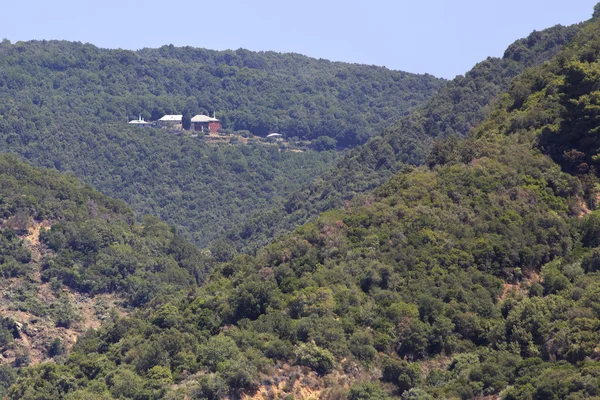 Asentamiento de monjes en Santo Athos . — Foto de Stock