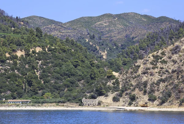 Construido en la costa de Santo Athos . —  Fotos de Stock