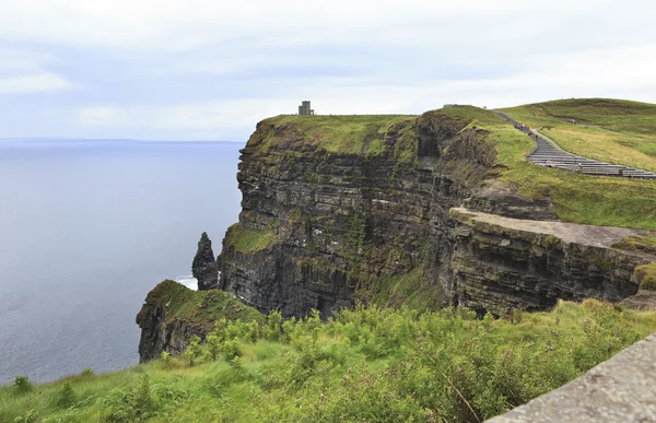 Klipporna vid Moher och Atlanten. — Stockfoto