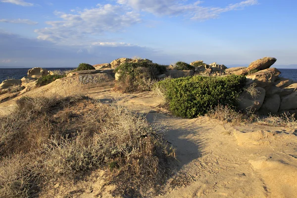 Πέτρινο Παραλία Ακρωτήριο Βουρβουρού. — Φωτογραφία Αρχείου