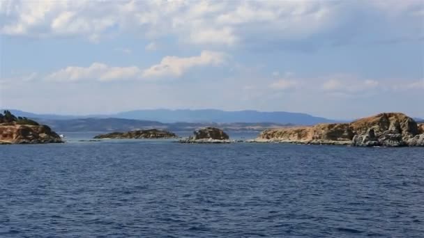 Côte de la péninsule Athos. Grèce du Nord .