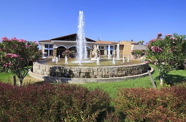 Anthemus Sea Beach Hotel alanı. — Stok fotoğraf