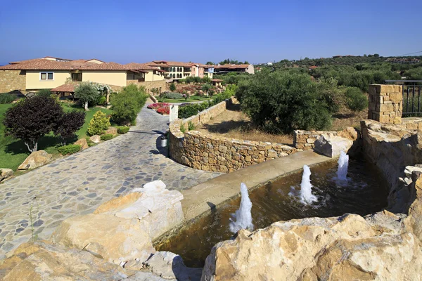 Anthemus Sea Beach Hotel alanı. — Stok fotoğraf