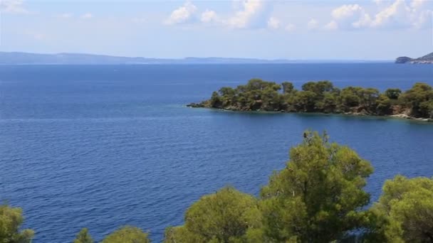 Isla Kelyfos en el Mar Egeo . — Vídeo de stock