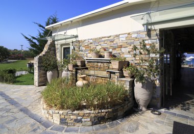 Anthemus Sea Beach Hotel alanı.