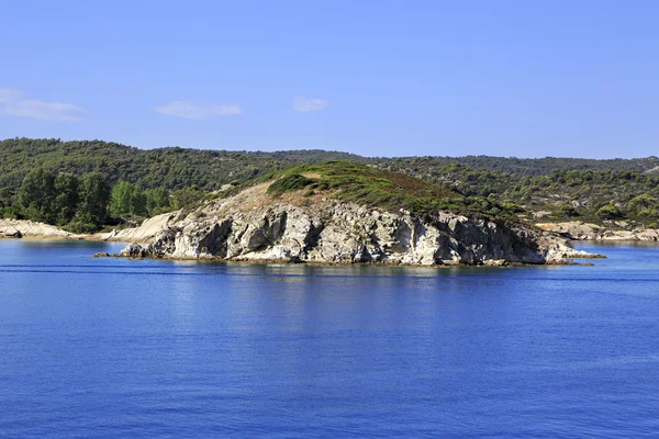 Penisola di Sithonia nel Mar Egeo — Foto Stock