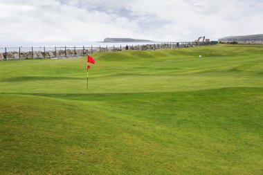 İrlanda 'daki Galway Golf Kulübü.