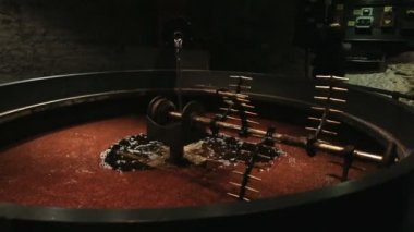 Vintage viski üretim süreci. Eski Jameson Distillery turları