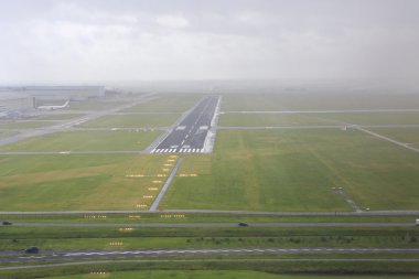 Amsterdam'da Uluslararası Havaalanı.