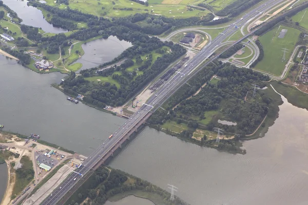 Amsterdam dall'aereo . — Foto Stock