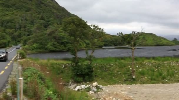 Vackra nationalpark Connemara. — Stockvideo