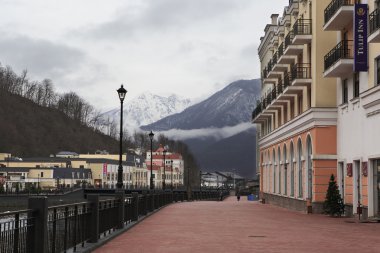 Rosa Vadisi Alp Kayak merkezinde