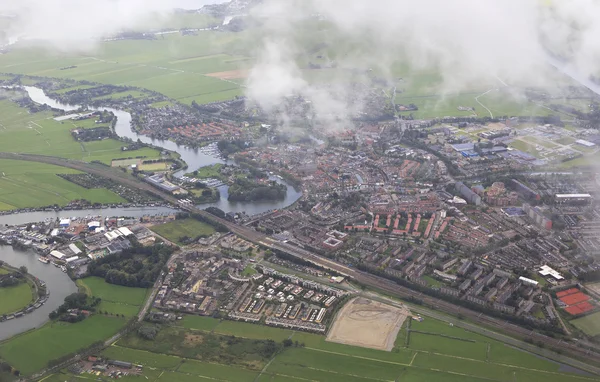 Amsterdam dall'aereo . — Foto Stock