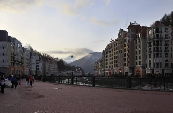 Долина на курорте "Хутор" — стоковое фото