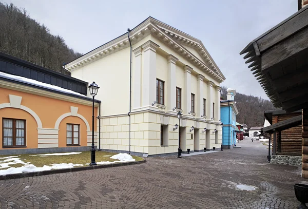 Historische architectuur van Sint-Petersburg. Culturele en etnografische center mijn Rusland. — Stockfoto