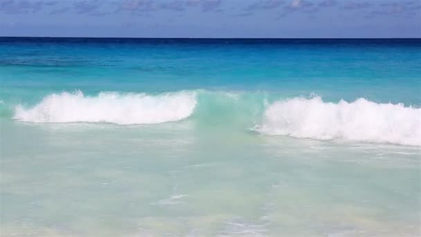 Nádherná pláž Anse Petit. — Stock video