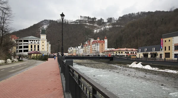 Valle in Rosa Khutor Alpine Resort — Foto Stock