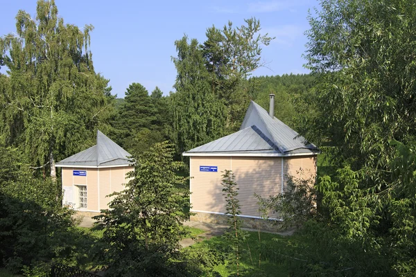 Pumping station of radon wells in the resort Belokuriha. — Stock Photo, Image