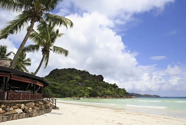 Restaurant in Paradise Sun Hotel Seychellen. — Stockfoto