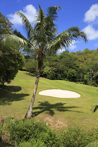 Hermoso campo de golf en el Constance Lemuria Resort . — Foto de Stock