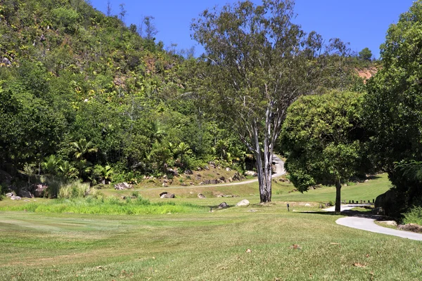 高尔夫球场在康斯坦茨利莫里亚度假村. — 图库照片