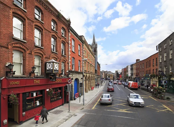 Central streets of Dublin. — Stock Photo, Image