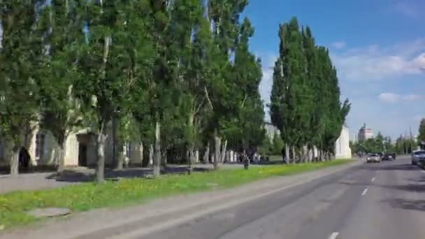 Spartakovskaya Street en Tarskie Gates. — Stockvideo