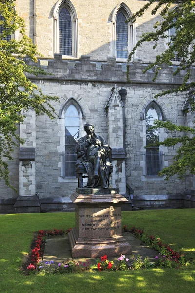 Statua di Sir Benjamin Lee Guinness nella Cattedrale di Saint Patricks — Foto Stock